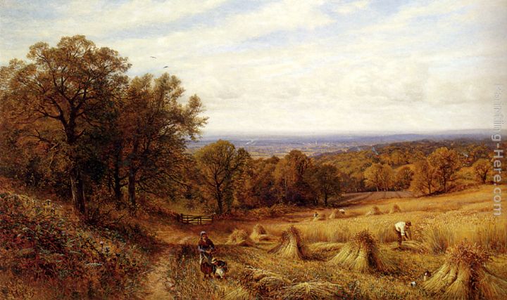 Harvest Time painting - Alfred Glendening Harvest Time art painting
